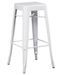 Tabouret industriel en acier brillant KONTOIR - Hauteur d'assise 76 cm - Photo n°1