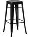 Tabouret industriel KONTOIR en acier brillant - Hauteur d'assise 76 cm - Photo n°1