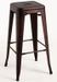 Tabouret industriel KONTOIR en acier vintage - Hauteur d'assise 76 cm - Photo n°1