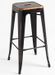 Tabouret industrielle acier vintage KONTOIR - Hauteur d'assise 76 cm - Photo n°1