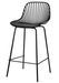 Tabouret métal et assise en polypropylène TYPHON - Hauteur d'assise 66 cm - Photo n°1