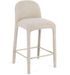Tabouret moderne ANTARA – Tissu bouclé - Photo n°1