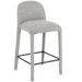 Tabouret moderne ANTARA – Tissu bouclé - Photo n°1