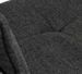 Tabouret moderne tissu avec pieds en métal noir Botane - Photo n°3