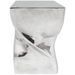 Tabouret ou table d’appoint torsadée en aluminium - Photo n°1