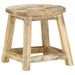Tabouret peint à la main 38x38x35 cm Bois de manguier solide - Photo n°1