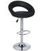 Tabouret pivotant simili cuir noir Calora - Photo n°1