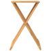 Tabouret pliant 40x32,5x70 cm Bois massif de teck - Photo n°3