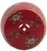 Tabouret rond oriental céramique rouge Ornella - Photo n°2