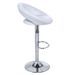 Tabouret similicuir blanc Calora - Lot de 2 - Photo n°2