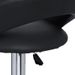 Tabouret similicuir noir Calora - Lot de 2 - Photo n°3