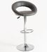 Tabouret similicuir pivotant gris foncé Calora - Lot de 2 - Photo n°1