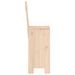 Tabourets de bar 2 pcs 40x42x120 cm bois massif de pin - Photo n°5