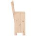 Tabourets de bar 2 pcs 40x48,5x115,5 cm bois massif de pin - Photo n°5