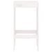 Tabourets de bar 2 pcs blanc 40x36x75 cm bois massif de pin - Photo n°4