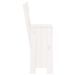 Tabourets de bar 2 pcs blanc 40x48,5x115,5cm bois massif de pin - Photo n°5