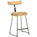 Tabourets de bar lot de 2 49x43x79 cm bois de manguier massif - Photo n°12