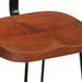 Tabourets de bar lot de 2 49x43x79 cm bois de manguier massif - Photo n°6