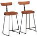 Tabourets de bar lot de 2 49x43x88 cm bois de manguier massif - Photo n°1