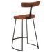 Tabourets de bar lot de 2 49x43x88 cm bois de manguier massif - Photo n°4