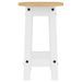 Tabourets de bar lot de 2 blanc bois massif de pin - Photo n°6