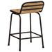 Tabourets de bar lot de 2 pcs bois massif manguier brut - Photo n°4