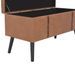 Tabourets de rangement 3 pcs Marron Similicuir - Photo n°8