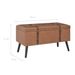 Tabourets de rangement 3 pcs Marron Similicuir - Photo n°12