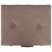 Tabourets de rangement 3 pcs Marron Tissu - Photo n°6