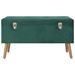 Tabourets de rangement 3 pcs Vert Velours 2 - Photo n°11