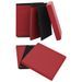 Tabourets de rangement pliables lot de 2 rouge bordeaux PVC - Photo n°6