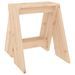 Tabourets lot de 2 40x40x45 cm bois massif de pin - Photo n°5