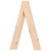 Tabourets lot de 2 40x40x60 cm bois massif de pin - Photo n°7