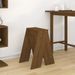 Tabourets lot de 2 marron miel 40x40x60 cm bois massif de pin - Photo n°3