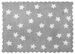Tapis 100% coton étoiles gris 120x160 - Photo n°1