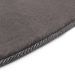 Tapis 160 cm Fausse fourrure de lapin Gris foncé - Photo n°3