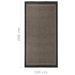 Tapis à tissage plat d'extérieur 100x200 cm Marron foncé - Photo n°6