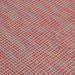 Tapis à tissage plat d'extérieur 100x200 cm Rouge - Photo n°5