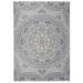 Tapis à tissage plat d'extérieur 120x170 cm Motif bleu - Photo n°1