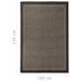 Tapis à tissage plat d'extérieur 160x230 cm Marron foncé - Photo n°6