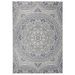 Tapis à tissage plat d'extérieur 160x230 cm Motif bleu - Photo n°1