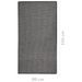 Tapis à tissage plat d'extérieur 80x150 cm Gris - Photo n°6