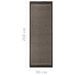 Tapis à tissage plat d'extérieur 80x250 cm Marron foncé - Photo n°6