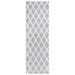 Tapis BCF Gris et blanc 60x150 cm - Photo n°1