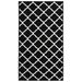 Tapis BCF Noir et blanc 100x200 cm - Photo n°1