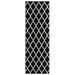 Tapis BCF Noir et blanc 60x150 cm - Photo n°1