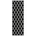 Tapis BCF Noir et blanc 80x250 cm - Photo n°1