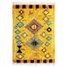 Tapis Berbere Color - 160 x 230 cm - Jaune - Photo n°1