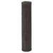 Tapis carré marron foncé 100x100 cm bambou - Photo n°3