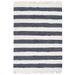 Tapis chindi tissé à la main Coton 200x290 cm Bleu et blanc 2 - Photo n°1